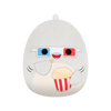 SQUISHMALLOWS Šedý žralok s popcornem – Gordon, 35 cm