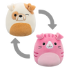 SQUISHMALLOWS 2v1 kočka Geraldine a buldok Brock