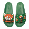 Veselé dětské pantofle Panda červená