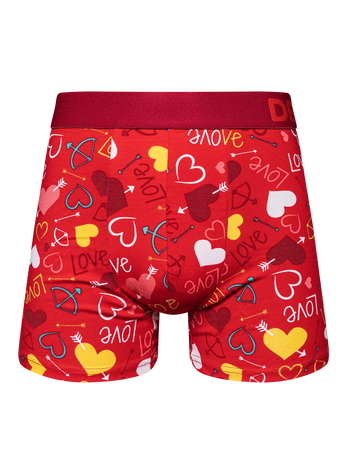 Veselé pánské boxerky Srdíčka