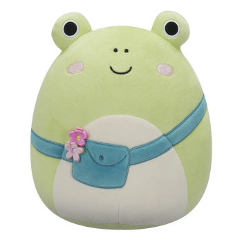 SQUISHMALLOWS Zelená žába s kabelkou Wendy, 20 cm