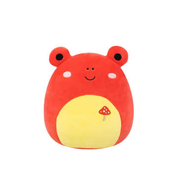 SQUISHMALLOWS Červená pralesnička – Obu, 20 cm
