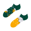 Veselé ponožky do tenisek Pivo a bublinky