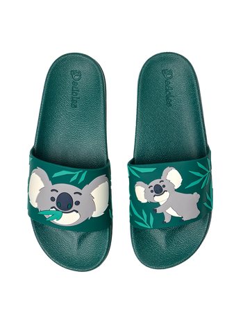 Veselé pantofle Koala a listy