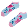 Veselé kotníkové ponožky Orchidej