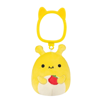 SQUISHMALLOWS Klíčenka Slimák banánový - Zarina, 9 cm
