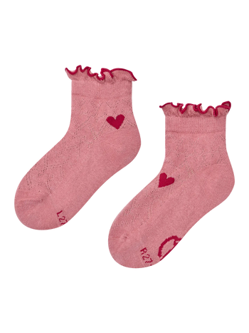 Dívčí Cutecore ponožky Červené srdce