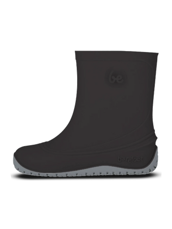 Dětské barefoot gumáky Be Lenka Pudds – černé