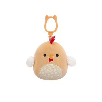 SQUISHMALLOWS klíčenka – Kohout Rutie, 9 cm