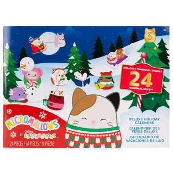 SQUISHMALLOWS Micromallows Adventní kalendář – 24 ks