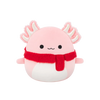 SQUISHMALLOWS Růžový axolotl s šálou – Archie, 30 cm
