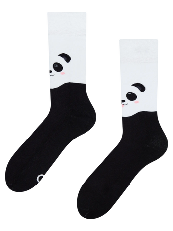 Veselé teplé ponožky Šťastná panda