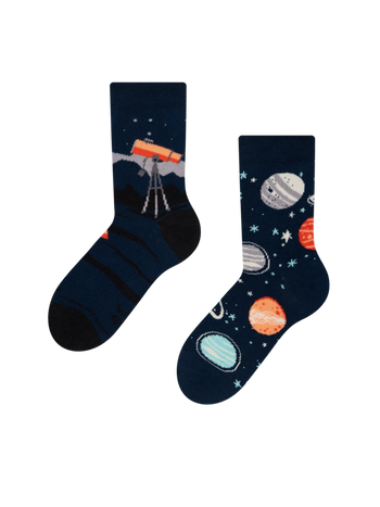 Veselé dětské ponožky Vesmír