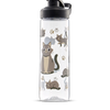 Veselá nápojová láhev Šedá kočka 700 ml