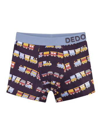 Veselé chlapecké boxerky Vláčky