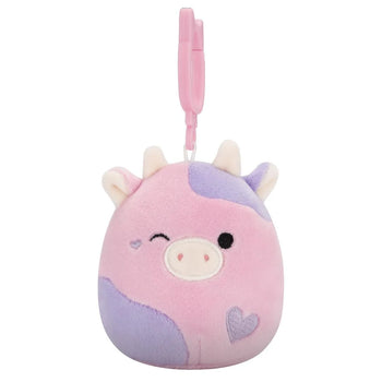 SQUISHMALLOWS klíčenka Kravička – Patty, 9 cm