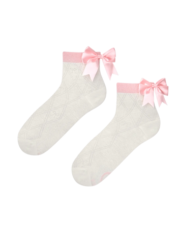 Cutecore Ponožky Růžové mašle