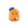 SQUISHMALLOWS Francouzský toast s baretem – Ennui, 30 cm