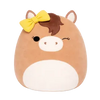 SQUISHMALLOWS Hnědý kůň s mašlí Tomar, 13 cm