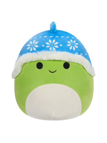 SQUISHMALLOWS Dinosaurus s čepicí Danny, 20 cm