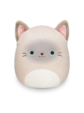 SQUISHMALLOWS Siamská kočka Felton, 20 cm