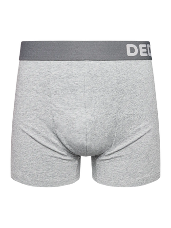 Tmavošedé melírované pánské boxerky